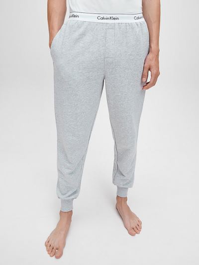 Calvin Klein Ruhák HU840793 | Calvin Klein Modern Cotton Férfi Lounge Joggers Szürke